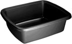 YBM Home Plastic Dish Pan Basin Ba430, Black