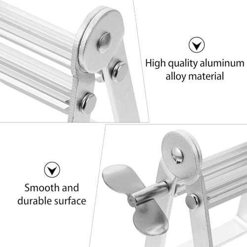 Metal Hair Dye Squeezer Aluminum Alloy Tube Extruder Silver for Hair Salon and Home Use Hairdressing Toothpaste Squeeze Tool