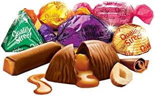 Nestle Quality Street Assorted Chocolate Decorative Metal Tin, 2lb