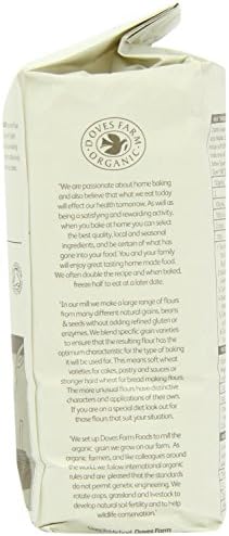 Doves Farm Organic White Self Raising Flour (1Kg) - Pack of 2