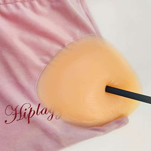 Pair Concave Silicone Breast Form, Triangle Mastectomy Prosthesis Bra Inserts Enhancer Pads