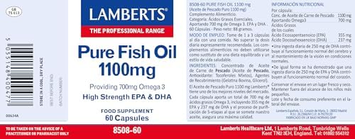 LAMBERTS Pure Fish Oil, 60 CT