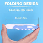 2-Pack Folding Travel Toothbrushes – Soft Bristle, Compact & Portable Toothbrush for Camping, Hiking, Business Trips & Daily Use