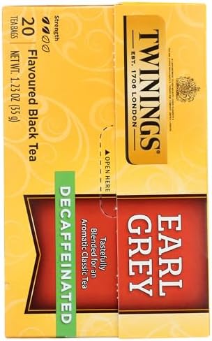TWININGS TEA, TEA,DECAF,EARL GREY 20 BAG