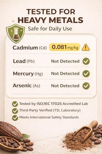 Grevista 100% Pure Cocoa Powder – Unmistakably Premium Quality | Bronze & Silver Medal-Winning | High flavanol | Organic, Unsweetened, Non Alkalized, No Heavy Metal, cacao powder for coffee