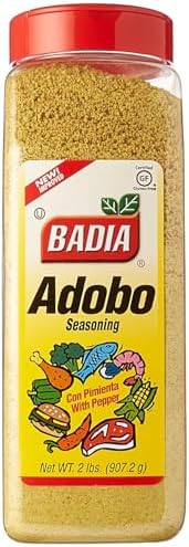 Badia Adobo All-Purpose Latin Seasoning Blend, 2 Pound – Smoky, Spicy & Savory for Meats, Chicken, Seafood, and Vegetables