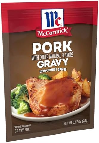 McCormick Pork Gravy Mix, 0.87 oz (Pack of 12)