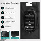 Nekteck Cordless Air Compression Leg Massager with 6 Modes & 4 Intensities, Foot and Leg Massager for Circulation Improvement & Muscle Recovery, Gifts for Mom, Dad, Athletes (Dual Unit)-Small