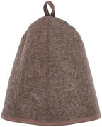 Felt Sauna Cap 3mm Thick Wool Heat Resistant Shower Hat for Men and Women, Breathable Portable Head Protection to Retain Hair Moisture in High Temperature Sauna Rooms