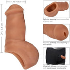 CalExotics SE-1582-30-3 Packer Gear™ 4"/10.25 cm Ultra-Soft™ Silicone STP Packer - Brown