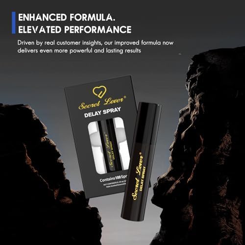 Secret Lover Delay Duration Spray for Men, Fast-Acting Control Formula for Long-Lasting Performance, Desensitized Spray for Enhanced Sensation Support, Retardante Para Caballeros 6ml