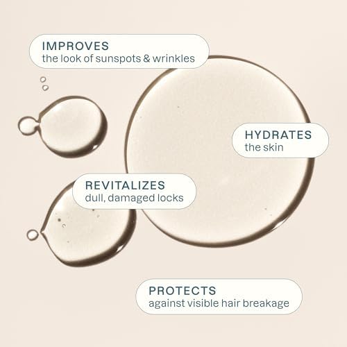 Cliganic Organic Argan Oil, 100% Pure - for Hair, Face & Skin | Cold Pressed Carrier Oil