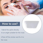 Aluminum Nasal Splints, External Nose Support Protector for Rhinoplasty Septoplasty, Nose Brace Fracture, ENT, Orthopedic Immobilization, Sliver (L)
