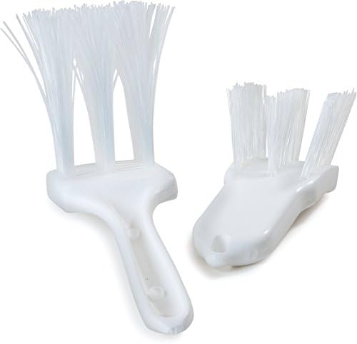 Carlisle FoodService Products 4052900 Lettuce, Fry, and Onion Cutter Brush, Nylon Bristles, 2-1/2" Length x 2-1/2" Width Brush, 6" Length