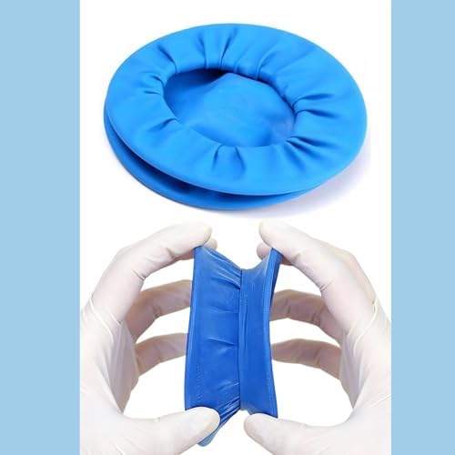 Dental Dam Cheek Retractor, Disposable Mouth Opener Lip Protector for Teeth Repair & Whitening, Orthodontics, 5 Pcs (Blue)