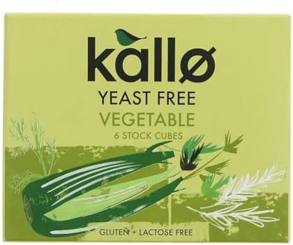 Kallo Yeast Free Vegetable Stock Cubes 66g - Pack of 6