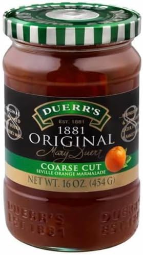 Duerr's Coarse Cut 1881 Seville Orange Marmalade 16oz