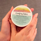 Comfrey Salve | Organic, Non-GMO, Small-Batch Herbal Balm | Family Made in WV | 2 oz Jar