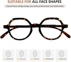 Eyekepper Retro Design Glasses for Women Reading - Vintage Reading Eyeglasses Small Lens Readers Men - Tortoise +3.50