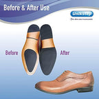 Unikstep 4 Pieces Shoe Sole Protectors, Shoe Bottom and Heel Anti Slip Grip Pads, Self Adhesive Non Skid Noise Reduction Sticker (Black)