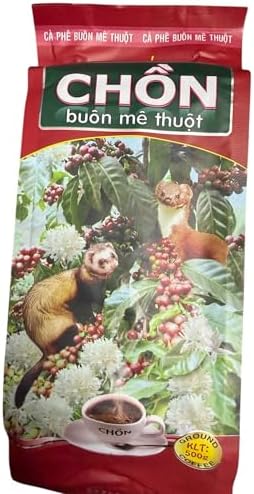 Vietnamese Weasel Luwak Coffee Robusta Ground - Ca Phe Chon Buon Me Thuot 500g