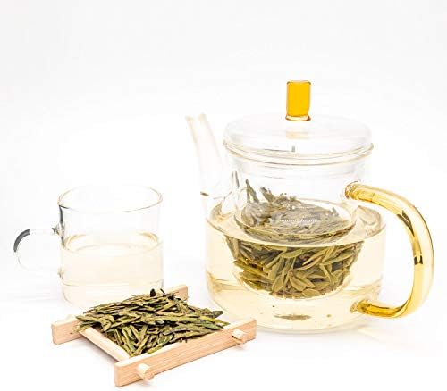 Oriarm West Lake Dragon Well Tea 500g (Pack of 2) - Chinese Longjing Green Tea Loose Leaf - Spring Picked Yuqian 1st Grade