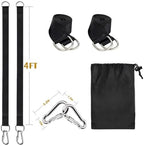 Tree Swing Hanging Straps Kit 4Ft, Robust, Reliable, and Flexible - Supports up to 2000 lbs - Effortless Setup with Sturdy Carabiners - Ideal for Hammocks, Swings, and Beyond