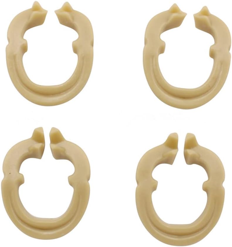 4pcs Dental Resin Clamping Ring Separator Ring Sectional Contoured Metal Matrices Holder Matrix Clips Dentist Tools