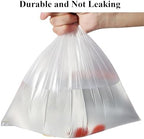 2 Rolls Plastic Produce Bags for Groceries, 30x40cm(12x16in) Durable Clear Food Storage Bags for Bread, Fruits, Vegetables, Shopping Poly Packing Bag, 700 Pcs