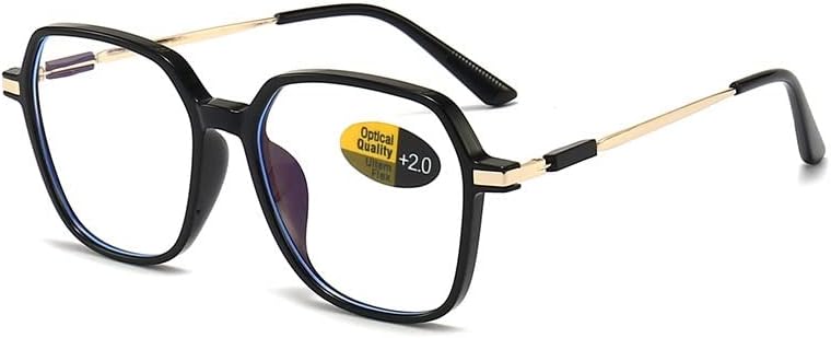 4 Pack oversized Reading Glasses Blue Light Blocking for Women Men Computer Readers Fashion Eyeglasses