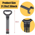 Trolley Pull Handle, Folding Wagon Pull Handle Replacement, Adjustable Shopping Cart Pull Handle for Garden Carts Picnic Carts Beach Park, Style D