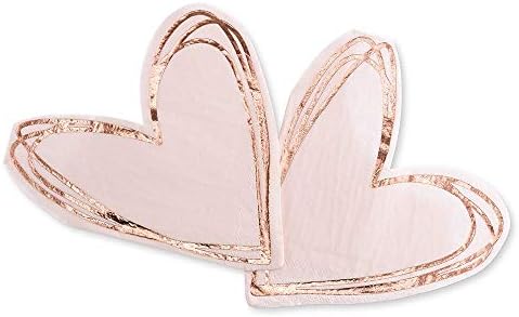Weddingstar Cute Special Occasion Paper Party Napkin - Heart - Set Of 40