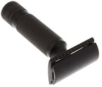 West Coast Shaving Midnight Collection Razor 110B, Black Stainless Steel (Closed Comb)