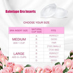Silicone Bra Inserts-Clear Gel Push Up Breast Pads - Bra Padding Bust Enhancer Bust Push up Pads Swimsuit