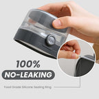 Denture Case Retainer Cleaning Case with Retainer Removal Tool and Brush, No-Leak Denture Bath Box Cup, Complete Clean Care for Clear Braces, Mouth Guard, Night Guard & Retainers (Grey)