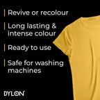 Dylon 350g Machine Dye Pods, Sunflower Yellow