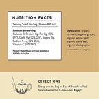 Organic Whole Health Tea, 30 Tea Bags with Turmeric, Ginger, Lemon and Black Pepper