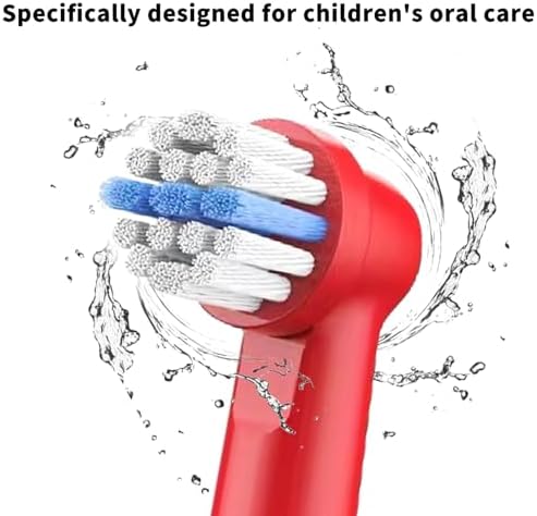 16pcs Kids Replacement Heads Compatible with Braun Oral B Kids Electric Toothbrush, Ultra Soft Bristles
