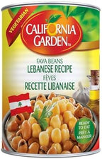 California Garden Fava Beans Lebanese Recipe 450g (4 cans)