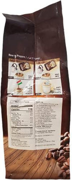 Santos Cappuccino Premix Instant Coffee 3-in-1 with Chocolate Granule Made of Cocoa Powder and Palm Sugar (Wrapped Separately) - Net Weight 500g (20 Sachets in Each Pack x 25g) – Pack of 2