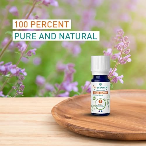 Puressentiel Organic Essential Oil- Sage Clary for Unisex - 0.17 oz Oil