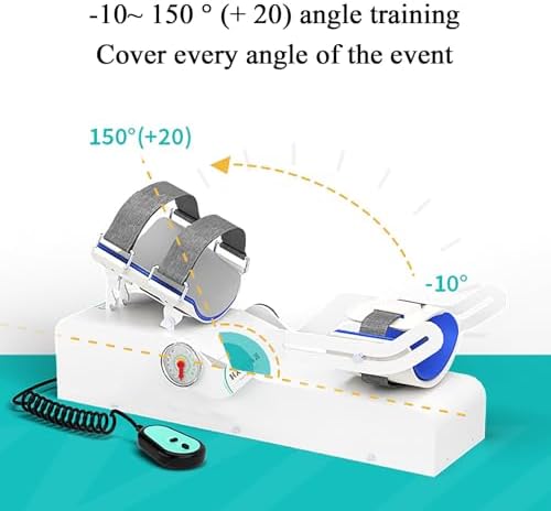 Elbow Joint Stretching Rehabilitation, Electric Elbow Joint Rehabilitation Device, with +20° Extended Range and Adjustable -10° to 150° Activity Angle, Remote Control Operation, for Home Clinic