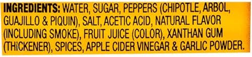 Cholula Chipotle Hot Sauce, 64 fl oz - One 64 Fluid Ounce Bulk Container of Chipotle Pepper Sauce, Made with Chipotle, Arbol and Piquin Peppers, Perfect for Burgers, Wings, Hummus and More