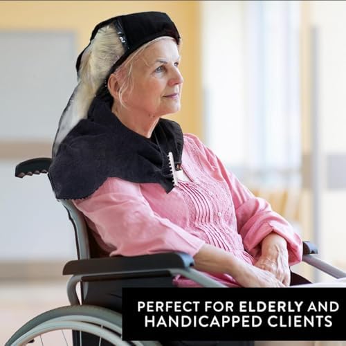 Betty Dain Hair Funnel For Upright Position Washing/Shampooing, Comfortable Alternative for Elderly, Handicapped, or Individuals With Neck Problems, Diverts Water into Bowl or Sink