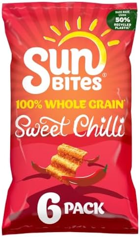 Sunbites Sweet Chilli Multipack Snacks, 150 g