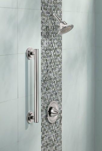 Moen YG0736CH Bathroom Safety 36-Inch Stainless Steel Modern Bathroom Grab Bar, Chrome