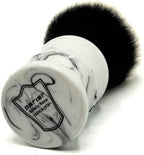Parker Arctic Storm Ultra-Soft Synthetic Shaving Brush with Stand – 26 mm Tuxedo Knot for Rich Lather and Luxurious Everyday Shaving