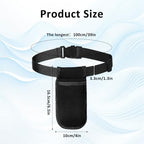 Thinp Massage Oil Holder Belt, Massage Bottle Bag Massages Therapist Bag with Adjustable Belt Professional Single Bottle Lotion Waist Holder Organizer for Beauty Salons, Physiotherapists, Spas
