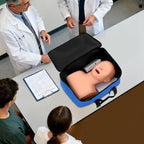 SHZICMY Intubation Manikin Teaching Model, Oral Nasal Intubation Airway Management Trainer, Tracheal Intubation Training Simulator Model for Science Lab Education Training