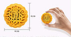 HELENOU666 Mooncakes Chinese Mid-Autumn Festival Traditional Mini-Mooncake 8-Flavor Mixed Fruit Moon Cake 20pcs